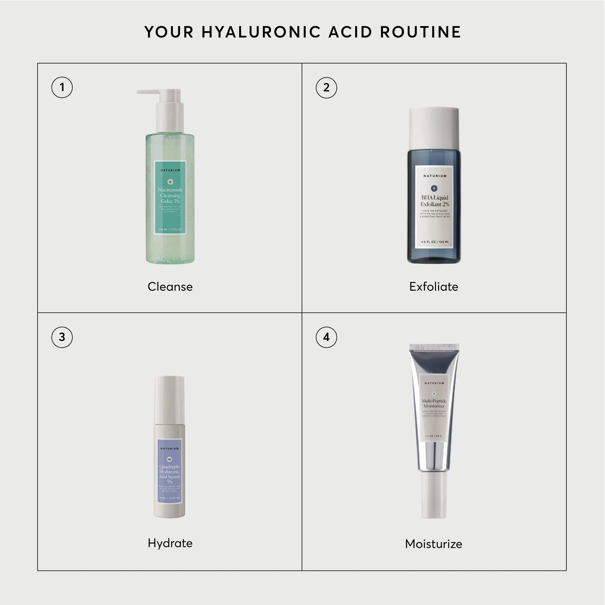 Quadruple Hyaluronic Acid Serum 5%