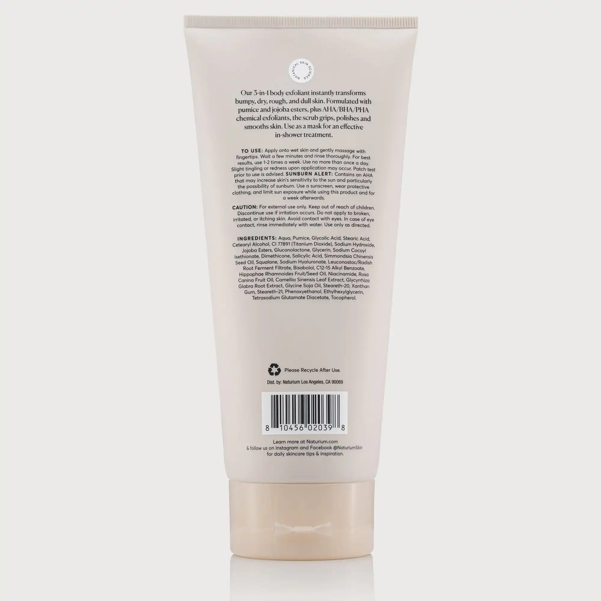 kp body scrub and mask ingredients